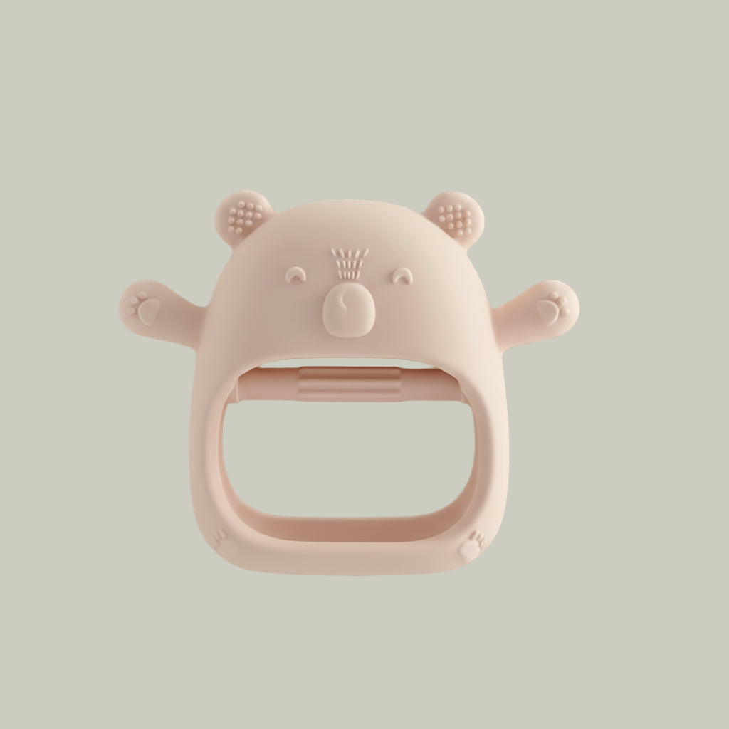 Anneau de Dentition Bébé en Silicone – Apaisant & Mignon