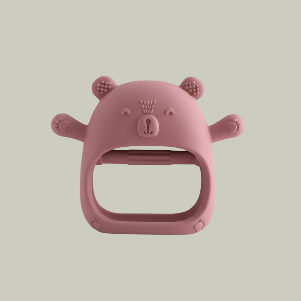 Anneau de Dentition Bébé en Silicone – Apaisant & Mignon