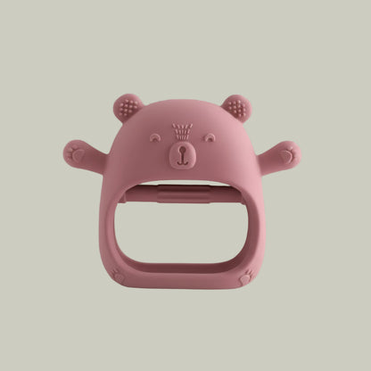 Anneau de Dentition Bébé en Silicone – Apaisant & Mignon