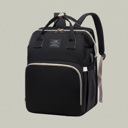 Sac Multifonction Bébé avec Lit et Port USB – Élégance & Innovation