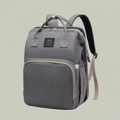 Sac Multifonction Bébé avec Lit et Port USB – Élégance & Innovation