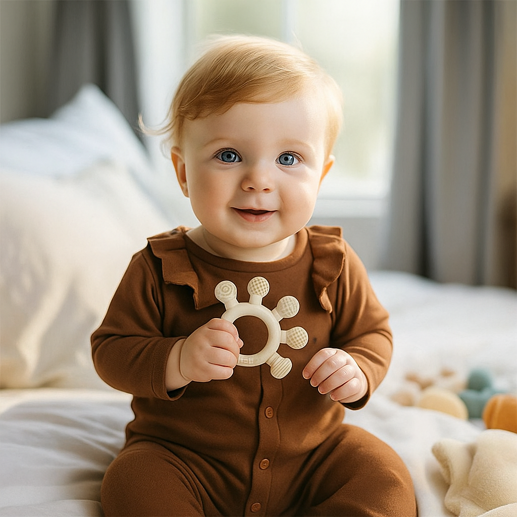 Anneau Sensoriel de Dentition – Apaisement et Éveil en Douceur