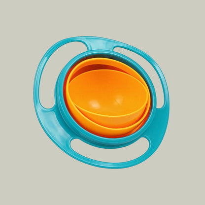 Bol Gyroscopique Anti-Renversement – Snack Sans Stress pour Bébé