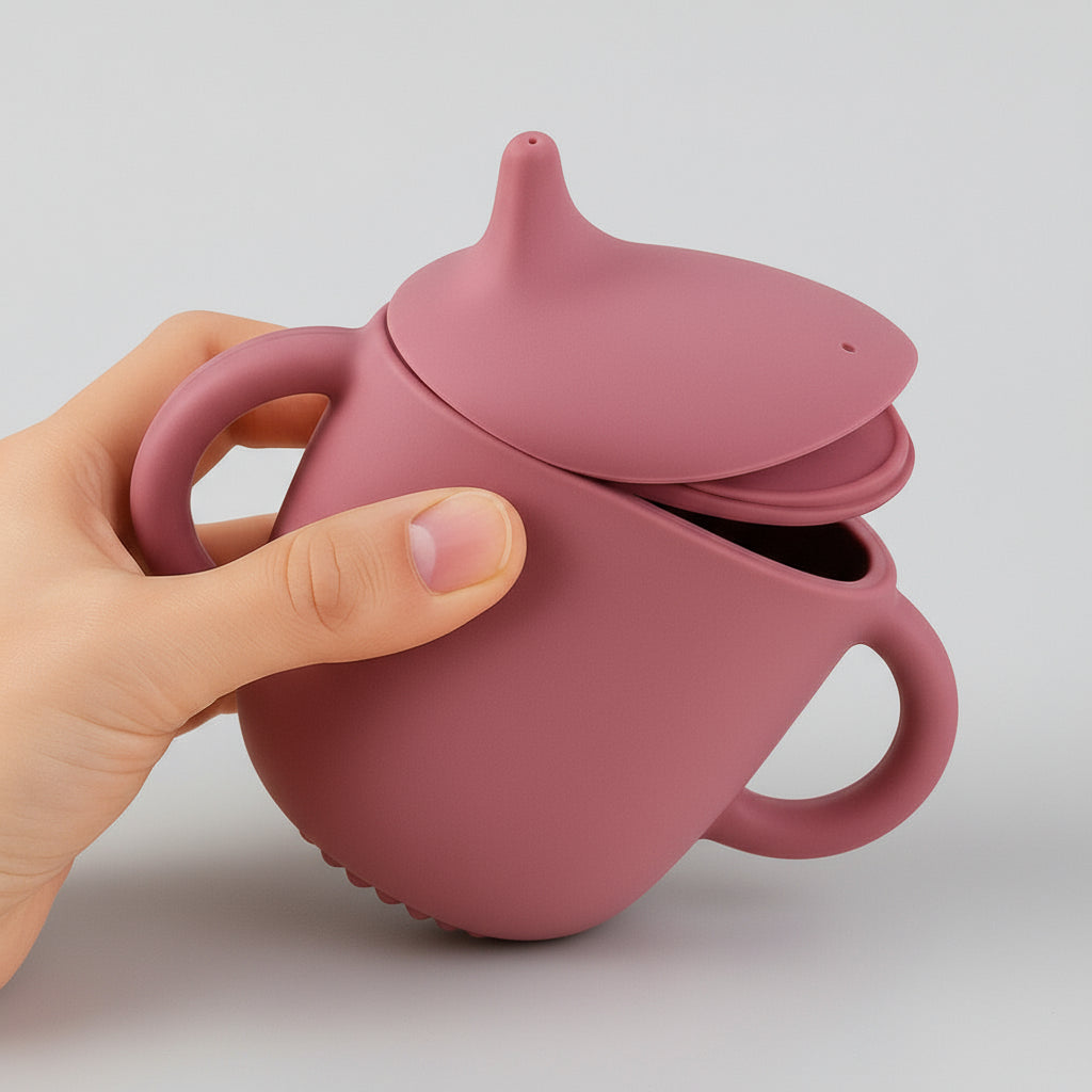 Gobelet Bébé Anti-Goutte – Transition Douce Vers l’Autonomie